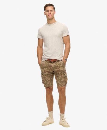 Men's Core Cargo Short Brown / Woodland Sand Camo - Size: 32 - Superdry - Modalova