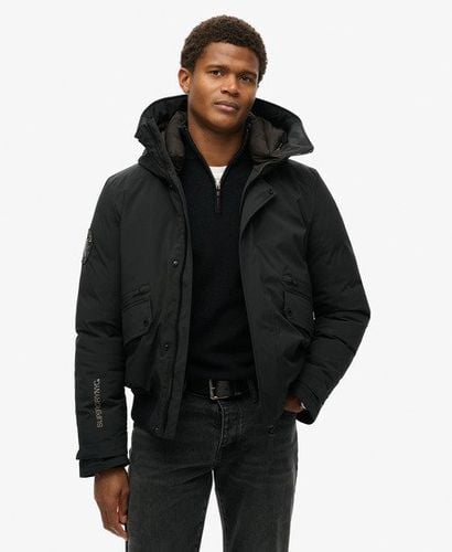 Men's City Padded Bomber Jacket Black - Size: L - Superdry - Modalova