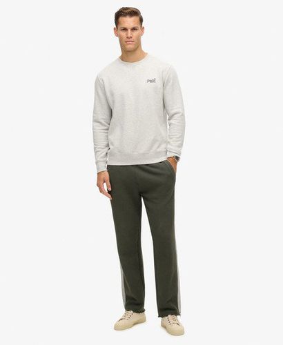 Herren Essential Jogginghosen mit Geradem Bein und Logo - Größe: M - Superdry - Modalova