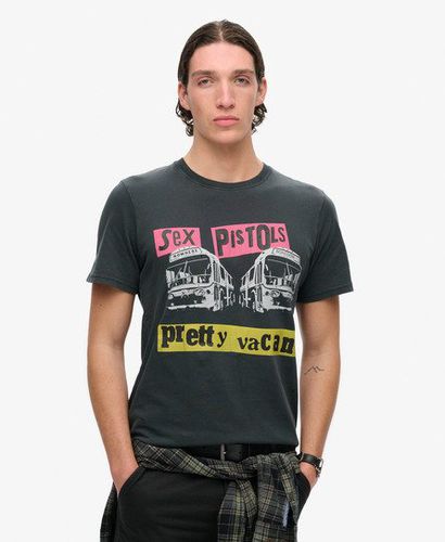 Men's Sex Pistols x Limited Edition T-shirt Black / Heavy Back In Black - Size: L - Superdry - Modalova