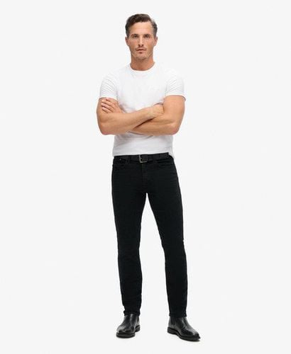 Men's Vintage Slim Straight Jeans Black / Venom Washed Black - Size: 28/34 - Superdry - Modalova