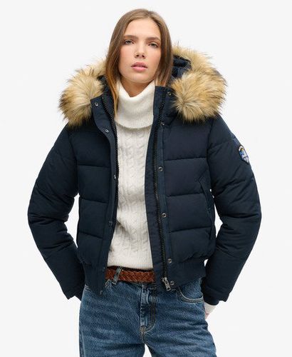 Damen Everest Bomberjacke mit Kapuze - Größe: 38 - Superdry - Modalova