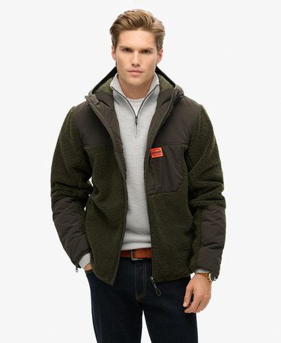 Herren Expedition Hybrid Hoodie mit Teddyfell - Größe: M - Superdry - Modalova