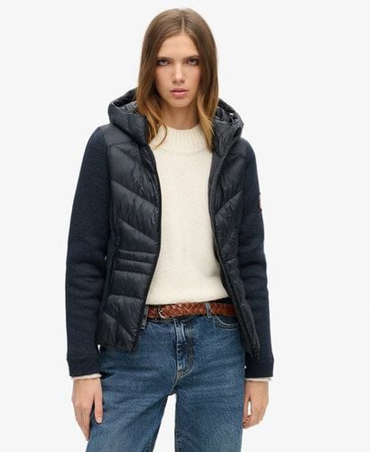 Damen Storm Hybridstrickjacke mit Kapuze - Größe: 40 - Superdry - Modalova