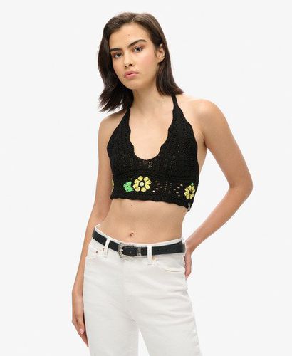 Damen Bustier mit Häkelblumen, Größe: 38 - Superdry - Modalova