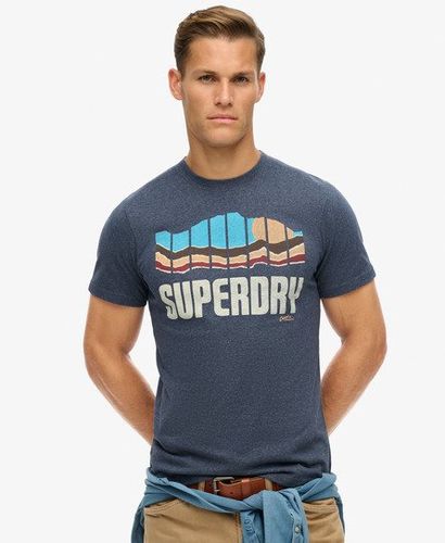 Men's Men's Classic Vintage Great Outdoors T-Shirt, Blue, Size: Xxl - Superdry - Modalova