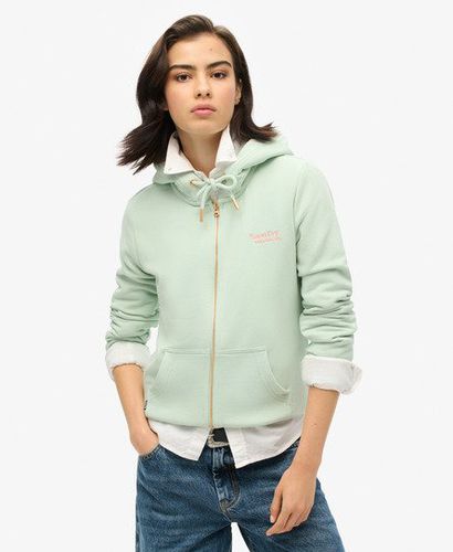 Damen Essential Kapuzenjacke mit Logo - Größe: 34 - Superdry - Modalova