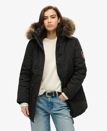 Damen Everest Parka mit Kunstfellkapuze, Größe: 38 - Superdry - Modalova