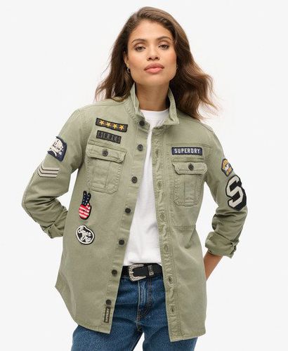 Damen Langärmeliges Pfadfinderhemd - Größe: 38 - Superdry - Modalova