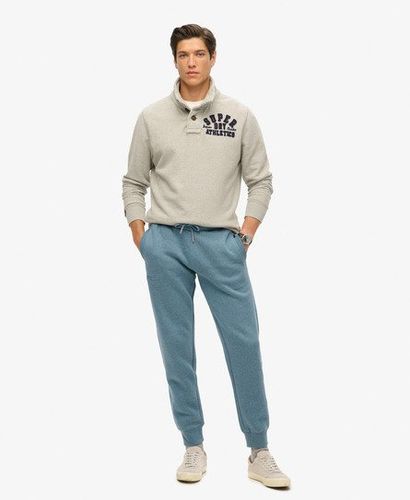 Men's Essential Logo Joggers Blue / Bluestone Blue Marl - Size: XL - Superdry - Modalova