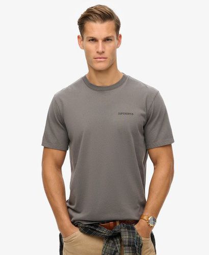 Men's Overdyed Logo Loose T-Shirt Dark Grey / Dark Slate Grey - Size: Xxxl - Superdry - Modalova