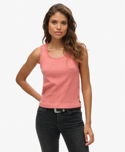 Women's Athletic Essentials Tanktop mit Spitzenbesatz - Größe: XS/S - Superdry - Modalova