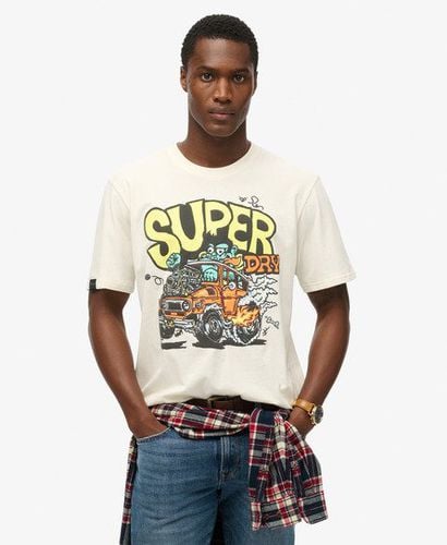 Herren Locker Geschnittenes Dragnut Odd Rods T-Shirt - Größe: L - Superdry - Modalova