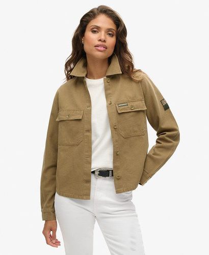 Damen Gestickt Verzierte Military-Jacke, , Größe: 42 - Superdry - Modalova