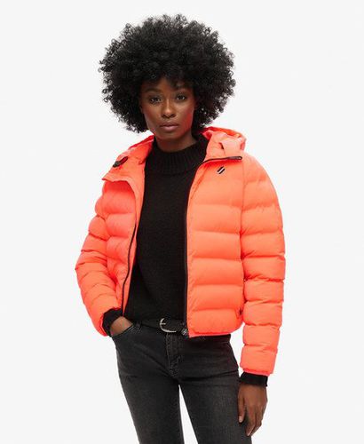 Women's All Seasons Padded Jacket Cream / Hyper Fire Coral - Size: 6 - Superdry - Modalova