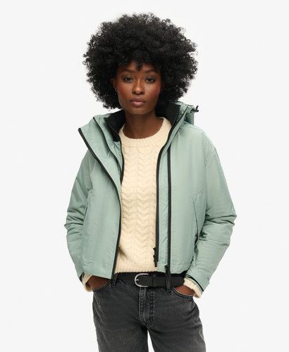 Women's Code SD-Windcheater Jacket Green / Light Jade Green - Size: 14 - Superdry - Modalova