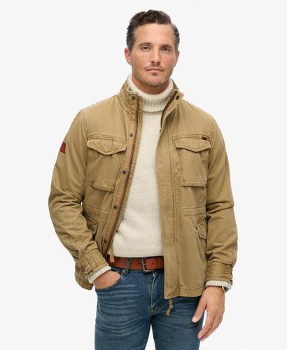 Men's Rookie Military Jacket Brown / Sandstone Brown - Size: L - Superdry - Modalova