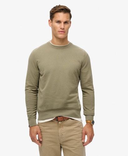 Men's Classic Essential Sweatshirt Khaki/Green / Light Khaki Green - Size: L - Superdry - Modalova