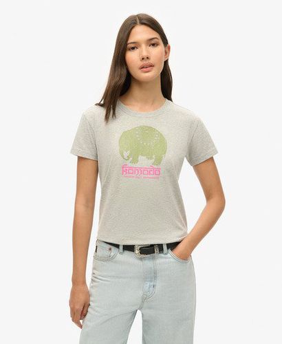 Damen x Komodo Hathi T-Shirt - Größe: 38 - Superdry - Modalova