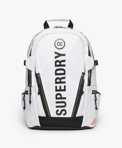 Women's Colourblock Tarp Rucksack, White and Black, Size: 46x33x14cm - Superdry - Modalova