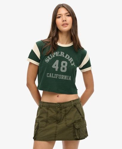 Women's Utility Parachute Skirt Green / Olive Night Green - Size: 10 - Superdry - Modalova