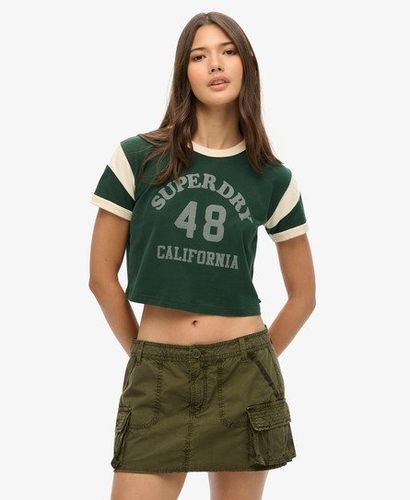 Women's Utility Parachute Skirt Green / Olive Night Green - Size: 8 - Superdry - Modalova