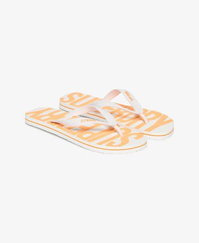 Men's Vintage Flip Flops White - Size: L - Superdry - Modalova