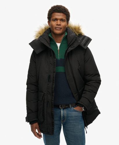 Men's Xpd Everest Parka Black - Size: L - Superdry - Modalova