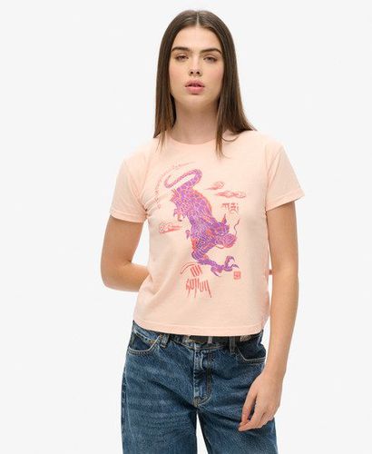 Damen Komodo x Kailash Dragon T-Shirt - Größe: 44 - Superdry - Modalova