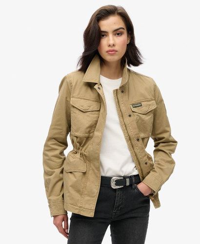 Women's Military M65 Jacket Brown / Classic Tan Brown - Size: 12 - Superdry - Modalova