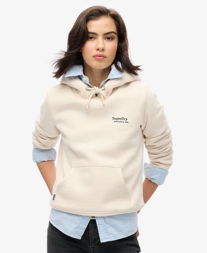 Women's Essential Logo Hoodie Cream / Tapioca Cream - Size: 6 - Superdry - Modalova