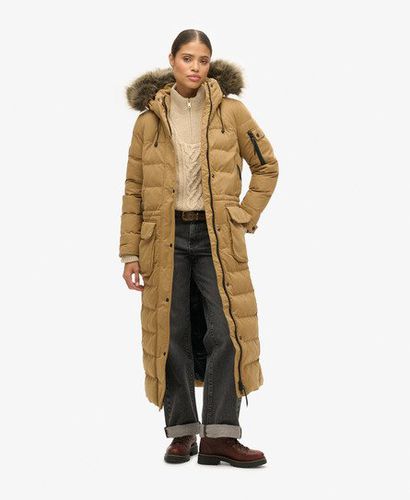 Women's Langer Expedition Parka aus Mikrofaser - Größe: 40 - Superdry - Modalova