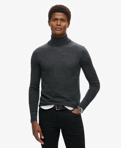 Men's Merino Rollkragenpullover - Größe: L - Superdry - Modalova