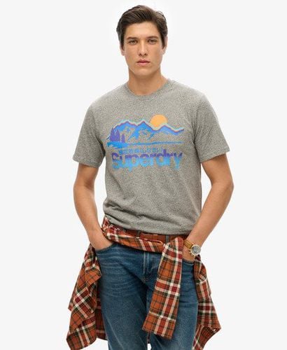 Men's Core Logo Great Outdoors T-Shirt - Größe: M - Superdry - Modalova