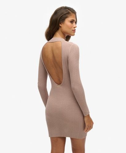Women's Backless Bodycon Mini Dress Brown / Natural Brown - Size: 8 - Superdry - Modalova