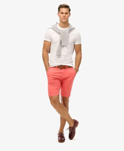 Men's Vintage Chino Shorts Pink / Maldive Pink - Size: 32 - Superdry - Modalova