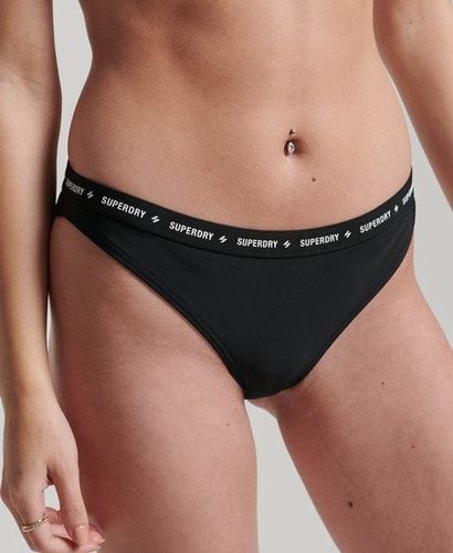 Women's Code Micro Elastic Briefs Black - Size: 8 - Superdry - Modalova