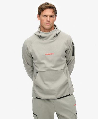 Men's Tech Logo Loose Hoodie Dark Grey / Slate Iron - Size: XL - Superdry - Modalova