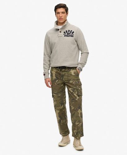Men's Parachute Light Cargo Pants Green / Outline Camo - Size: 30/32 - Superdry - Modalova
