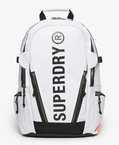 Women's Colourblock Tarp Rucksack, White and Black, Size: 46x33x14cm - Superdry - Modalova