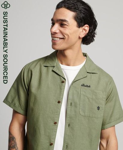 Men's Vintage Resort Shirt Green / Olive Khaki - Size: M - Superdry - Modalova