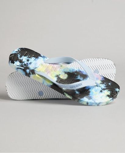 Men's Code Tie Dye Flip Flop Multiple Colours / Multicolour Tie Dye - Size: S - Superdry - Modalova