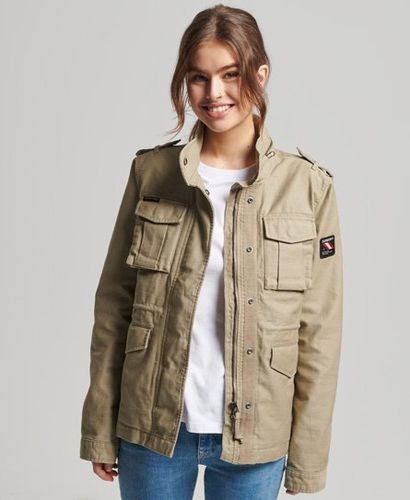 Women's Vintage M65 Jacket / Canyon Sand - Size: 12 - Superdry - Modalova