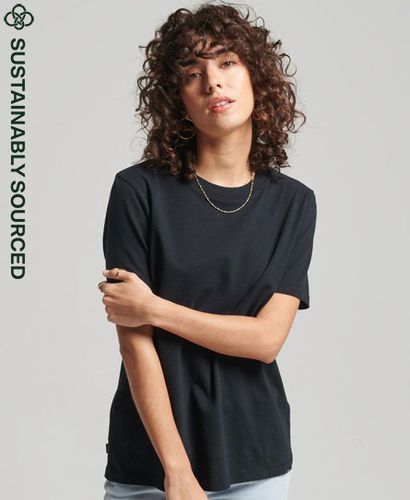 Women's Organic Cotton Vintage Logo T-Shirt Black - Size: 8 - Superdry - Modalova