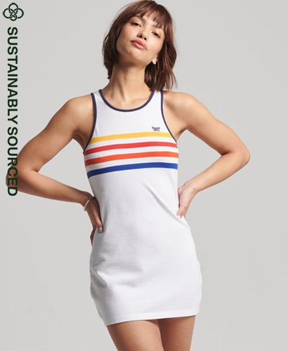 Women's Organic Cotton Vintage Stripe Dress - Size: 10 - Superdry - Modalova