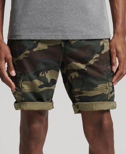 Men's Core Cargo Shorts Khaki / Army Camo - Size: 28 - Superdry - Modalova