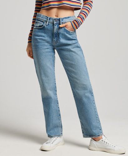 Damen Gerade Jeans mit Hohem Bund - Größe: 27/32 - Superdry - Modalova