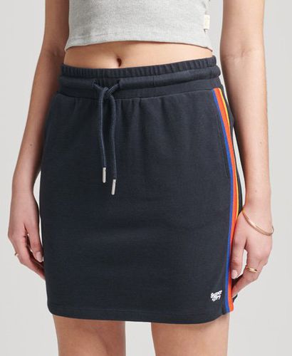 Women's Vintage Stripe Hockey Skirt / Eclipse - Size: 12 - Superdry - Modalova