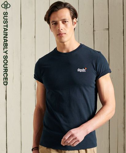 Men's Orange Label Vintage Embroidery T-Shirt Navy / Eclipse Navy - Size: S - Superdry - Modalova