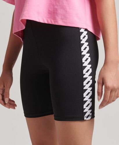 Women's Elastic Logo Cycle Shorts - Size: 8 - Superdry - Modalova